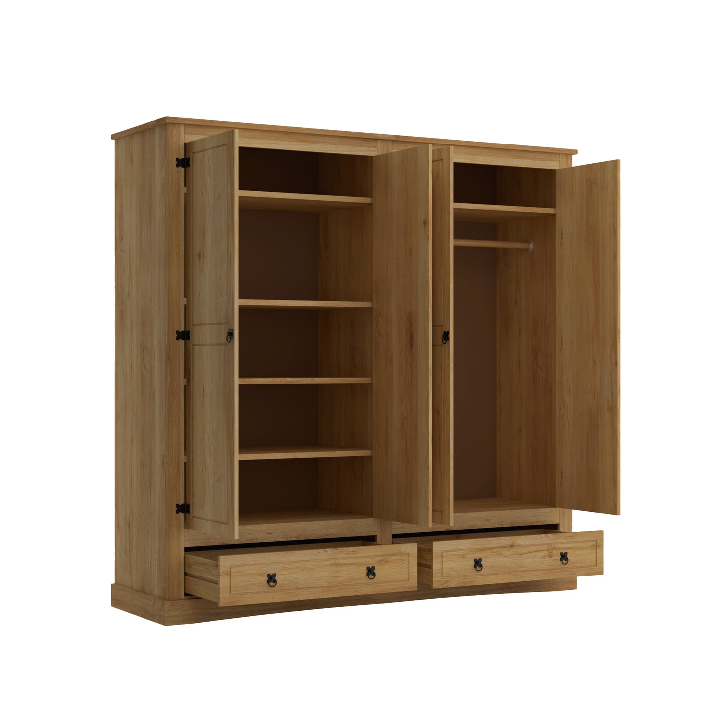 ROPERO BRASIL 4P NATURAL