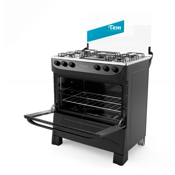 COCINA TEM MASTERCOOK 5H NEGRA
