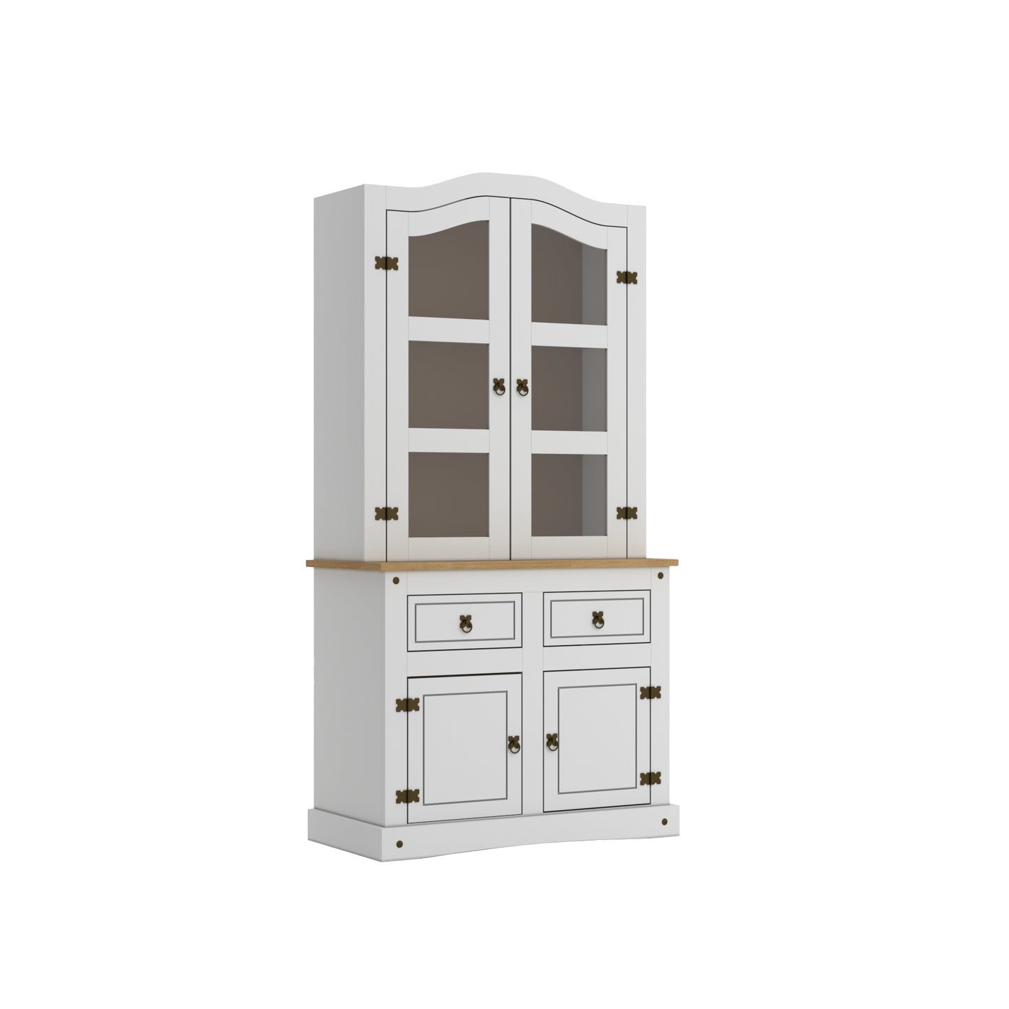 CRISTALERO BRASIL 4 PUERTAS 2 CAJONES