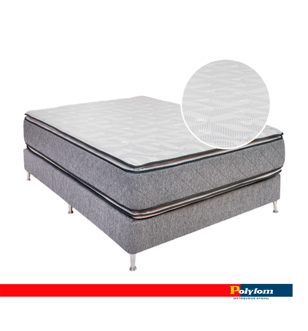 COLCHON/SOMMIER MONACO 2 PLAZAS