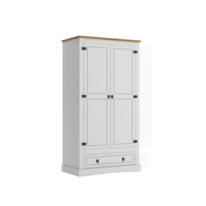 ROPERO BRASIL 2P 1C BLANCO