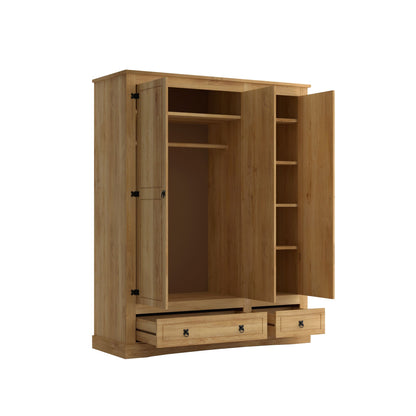 ROPERO BRASIL 3 PUERTAS 3 CAJONES