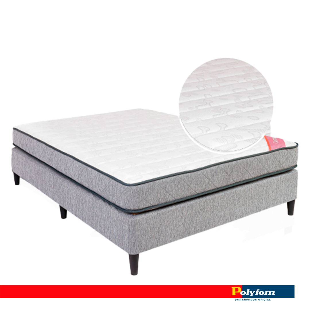 COLCHON/SOMMIER GLAMOUR FORM 2 PLAZAS