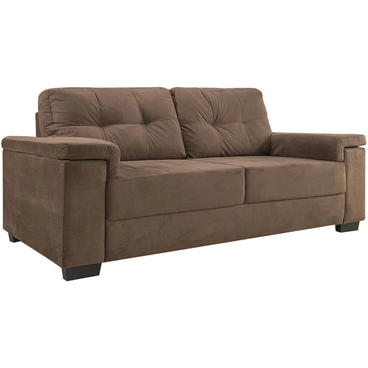 SOFA LUARES 3C TELA CHOCOLATE